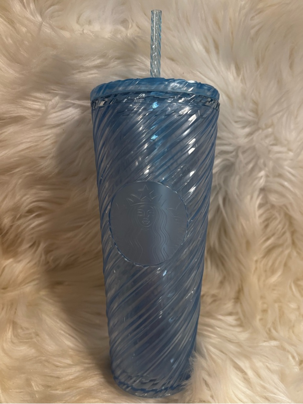 2024 Starbucks Summer Blue Swirl Venti 24floz Tumbler NWT